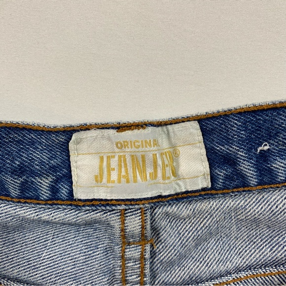 Original JeanJer Jeans Women’s Medium Cropped Denim zip ankles high rise jeans - Picture 10 of 10